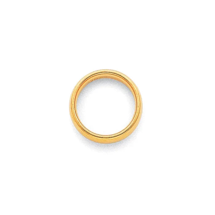 Rings Goldia Solid 14K Yellow Gold 3mm Comfort Fit MensWomens Wedding Band Ring Size 7