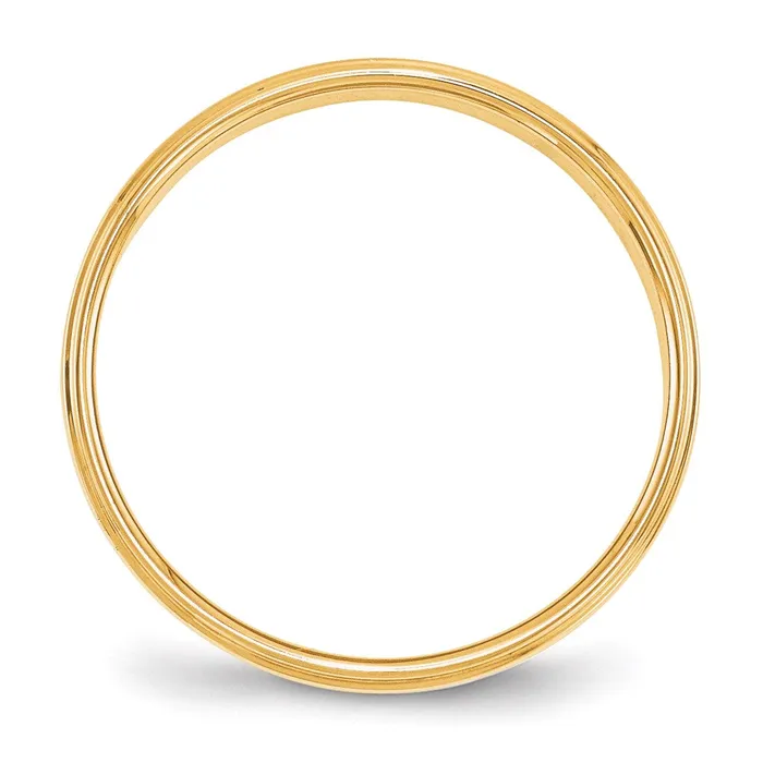 Rings Goldia Solid 14K Yellow Gold 4mm Flat with Step Edge MensWomens Wedding Band Ring Size 10 Rings Goldia Solid 14K Yellow Gold 4mm Flat with Step Edge MensWomens Wedding Band Ring Size 10