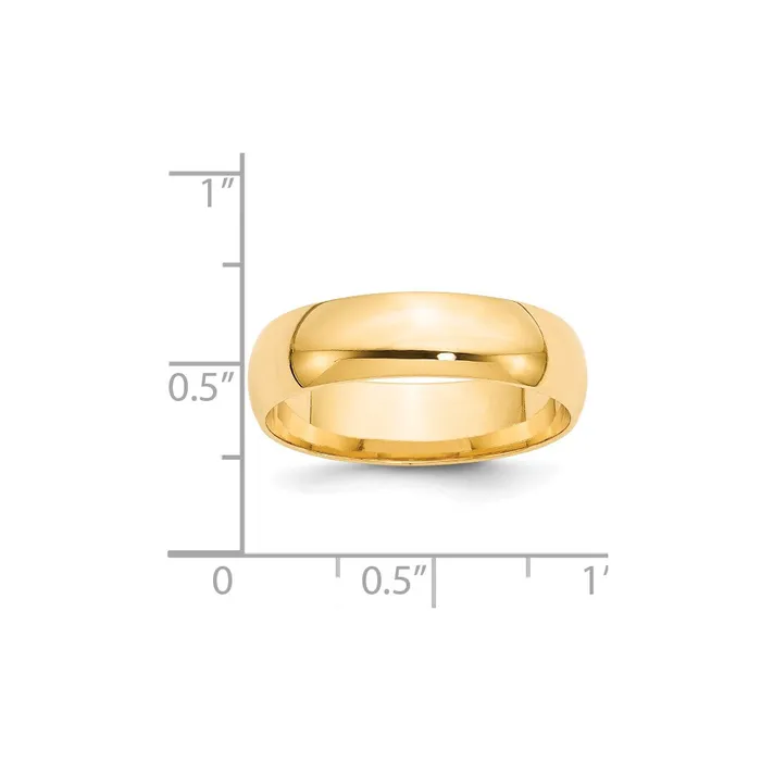 Rings Goldia Solid 14K Yellow Gold 6mm Light Weight Comfort Fit MensWomens Wedding Band Ring Size 13 Rings Goldia Solid 14K Yellow Gold 6mm Light Weight Comfort Fit MensWomens Wedding Band Ring Size 13