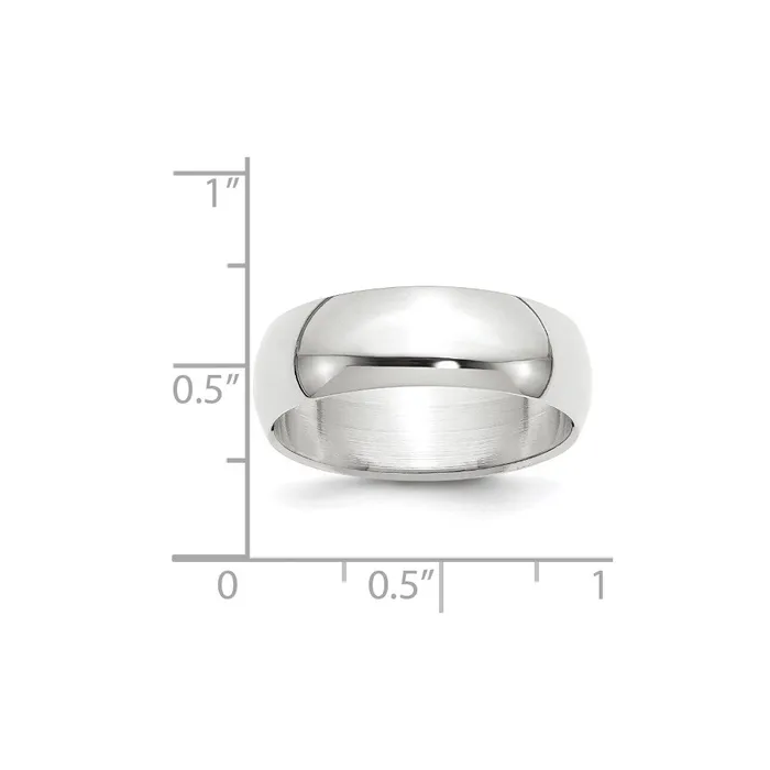 Rings Goldia Solid 14K Yellow Gold White Gold 7mm HalfRound MensWomens Wedding Band Ring Size 55 Rings Goldia Solid 14K Yellow Gold White Gold 7mm HalfRound MensWomens Wedding Band Ring Size 55