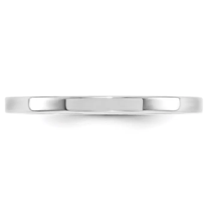 Rings Goldia Solid 18K White Gold 2mm Standard Flat Comfort Fit MensWomens Wedding Band Ring Size 85 Rings Goldia Solid 18K White Gold 2mm Standard Flat Comfort Fit MensWomens Wedding Band Ring Size 85