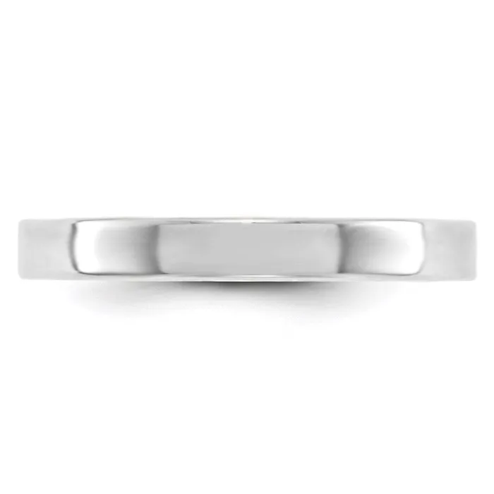 Rings Solid 10K White Gold 3mm Light Weight Flat MensWomens Wedding Band Ring Size 5 Goldia Rings Solid 10K White Gold 3mm Light Weight Flat MensWomens Wedding Band Ring Size 5 Goldia