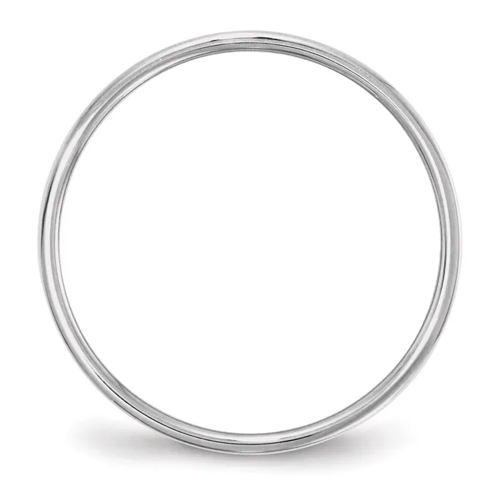 Rings Solid 18K White Gold 5mm Light Weight Flat MensWomens Wedding Band Ring Size 4 Goldia Rings Solid 18K White Gold 5mm Light Weight Flat MensWomens Wedding Band Ring Size 4 Goldia