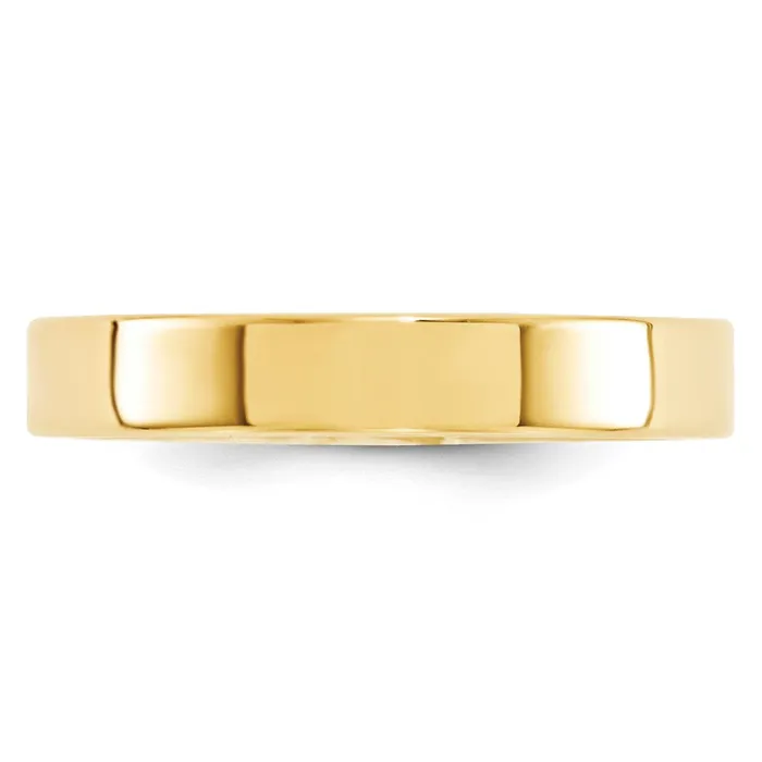 Rings Solid 18K Yellow Gold 4mm Standard Flat Comfort Fit MensWomens Wedding Band Ring Size 11 Goldia Rings Solid 18K Yellow Gold 4mm Standard Flat Comfort Fit MensWomens Wedding Band Ring Size 11 Goldia