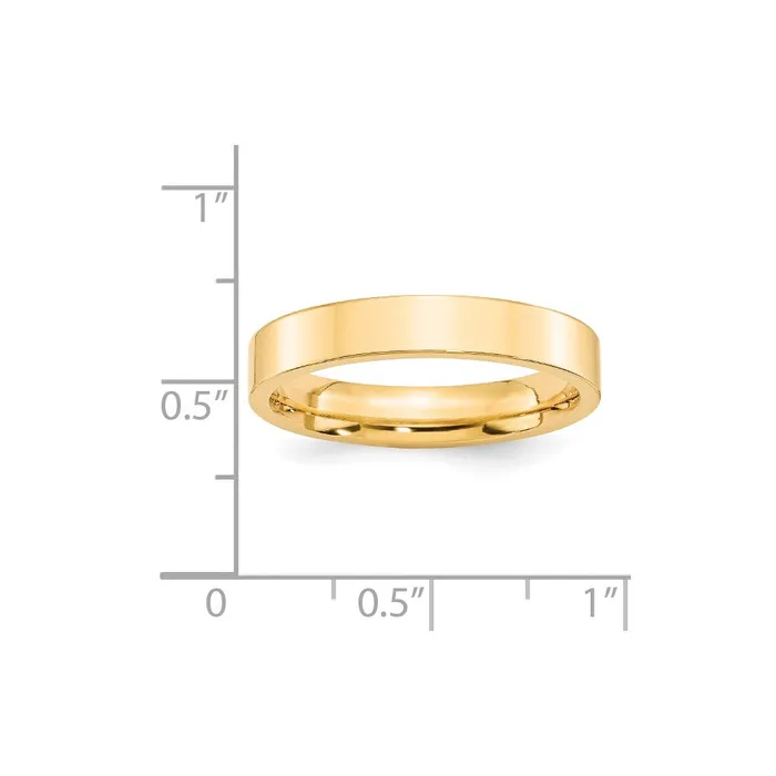 Rings Solid 18K Yellow Gold 4mm Standard Flat Comfort Fit MensWomens Wedding Band Ring Size 11 Goldia Rings Solid 18K Yellow Gold 4mm Standard Flat Comfort Fit MensWomens Wedding Band Ring Size 11 Goldia