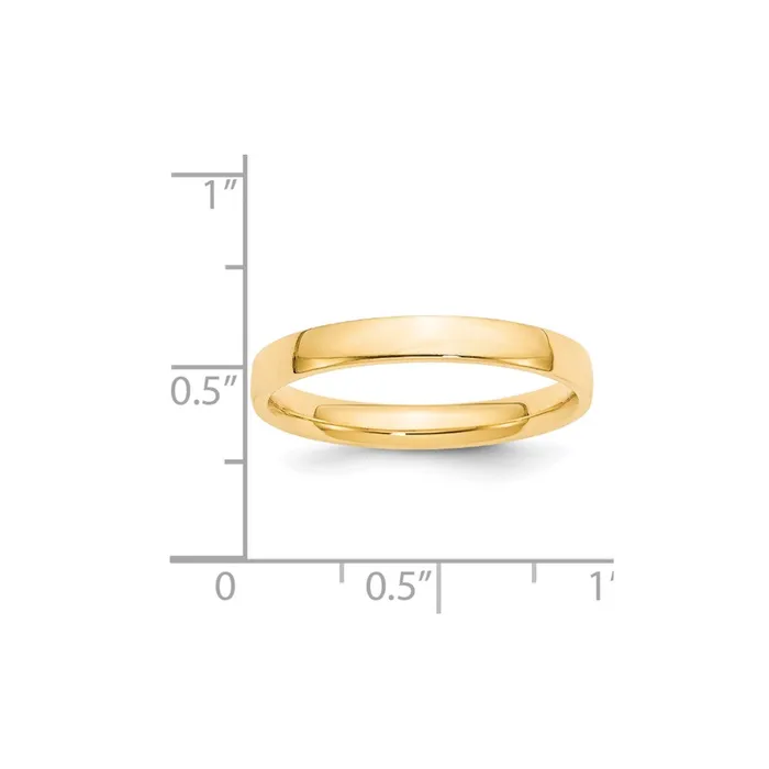 Solid 10K Yellow Gold 3mm Light Weight Comfort Fit MensWomens Wedding Band Ring Size 45 Goldia Rings Solid 10K Yellow Gold 3mm Light Weight Comfort Fit MensWomens Wedding Band Ring Size 45 Goldia Rings