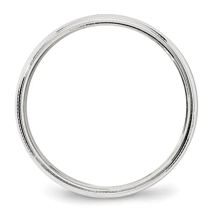 Solid 10K Yellow Gold White Gold 4mm Milgrain MensWomens Wedding Band Ring Size 85 Goldia Rings Solid 10K Yellow Gold White Gold 4mm Milgrain MensWomens Wedding Band Ring Size 85 Goldia Rings