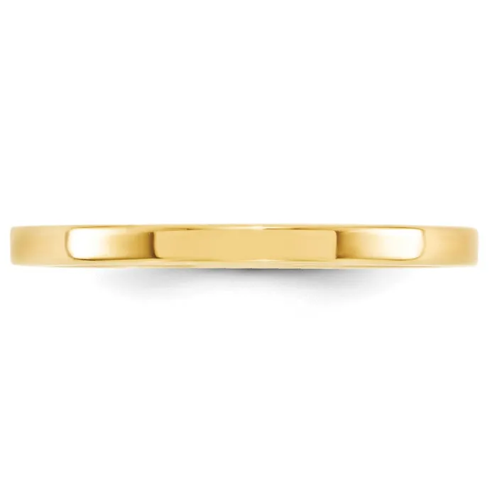 Solid 18K Yellow Gold 2mm Standard Flat Comfort Fit MensWomens Wedding Band Ring Size 14 Goldia Rings Solid 18K Yellow Gold 2mm Standard Flat Comfort Fit MensWomens Wedding Band Ring Size 14 Goldia Rings