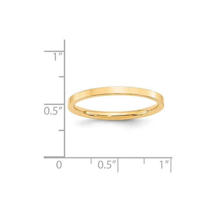 Solid 18K Yellow Gold 2mm Standard Flat Comfort Fit MensWomens Wedding Band Ring Size 14 Goldia Rings Solid 18K Yellow Gold 2mm Standard Flat Comfort Fit MensWomens Wedding Band Ring Size 14 Goldia Rings