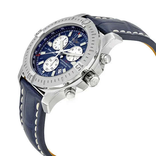 Watches JMS always Original Breitling Colt Chronograph Blue Dial Blue Leather Quartz Mens Watch A7338811C905BLCD Watches JMS always Original Breitling Colt Chronograph Blue Dial Blue Leather Quartz Mens Watch A7338811C905BLCD