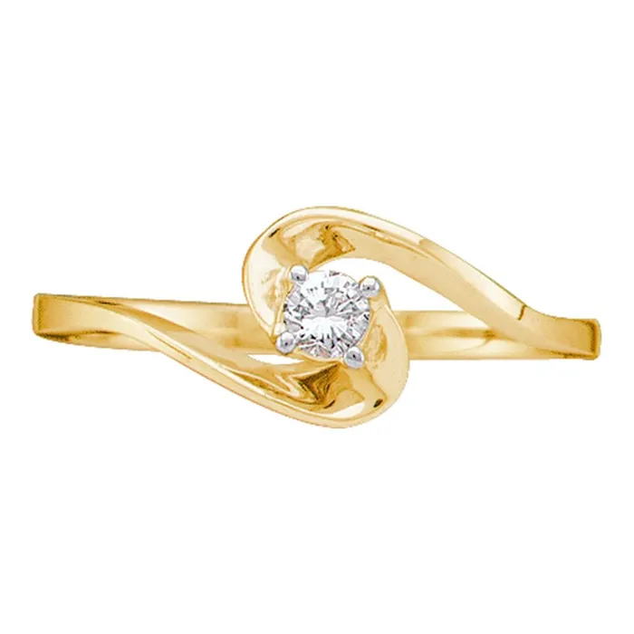 10kt yellow gold womens round diamond round swirl promise bridal ring 110 cttw14436 North Arrow Shop Rings 10kt yellow gold womens round diamond round swirl promise bridal ring 110 cttw14436 North Arrow Shop Rings