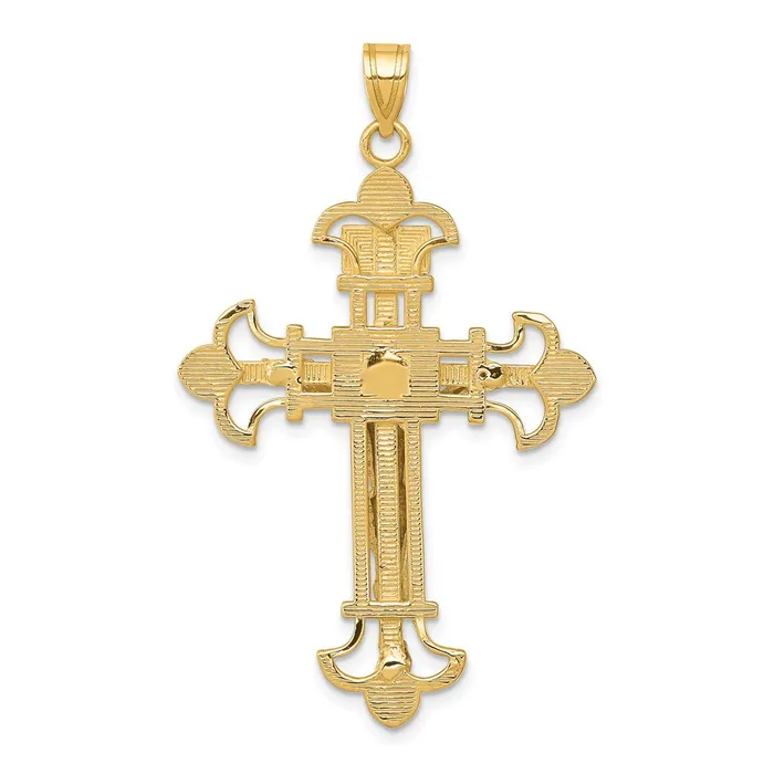 14k Twotone INRI Crucifix Pendant TreasureFineJewelers Rings