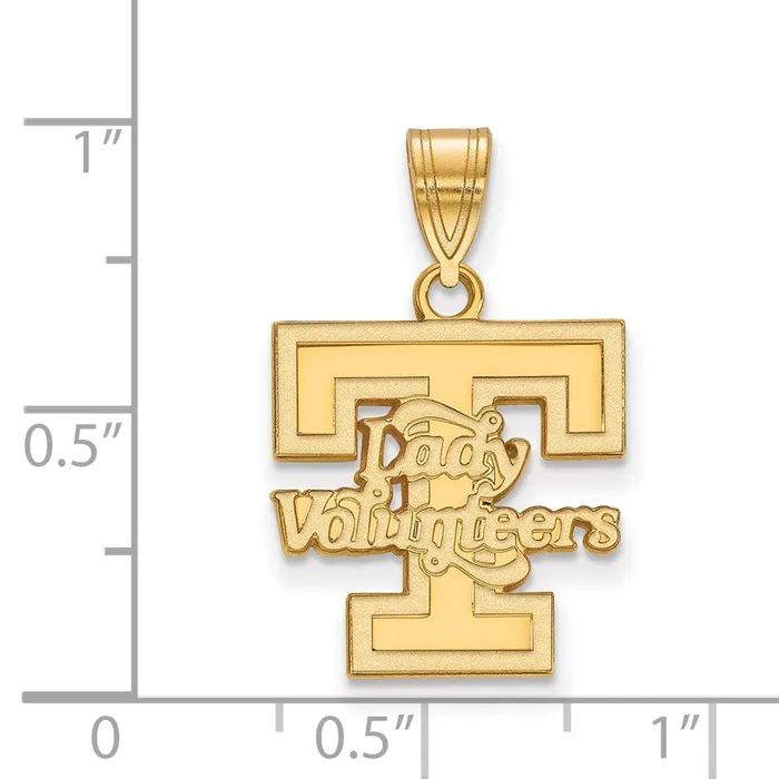 Necklaces 10K Yellow Gold University of Tennessee Medium Pendant TreasureFineJewelers