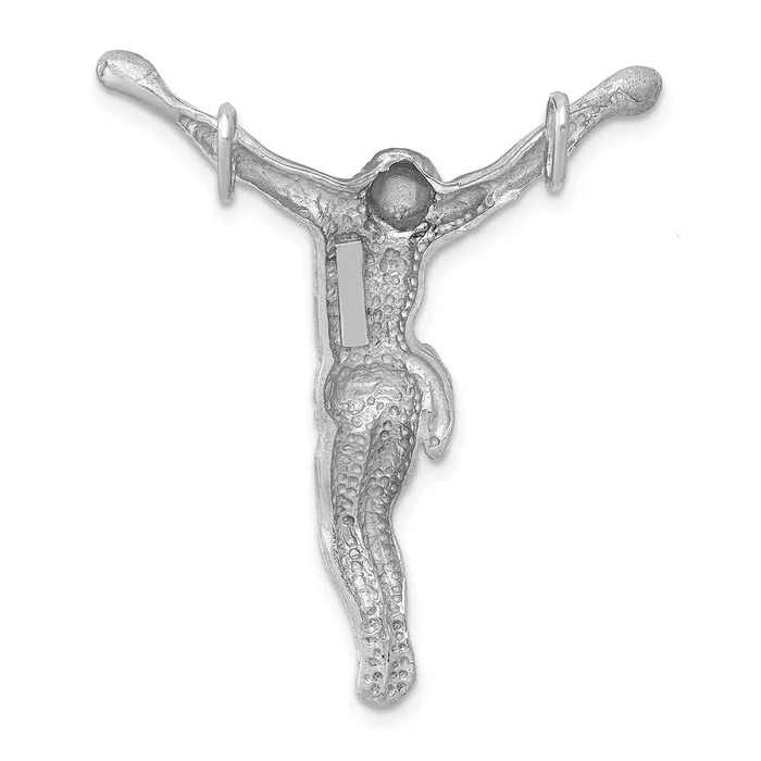Necklaces TreasureFineJewelers 14k White Gold Jesus Chain Slide