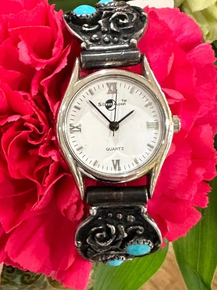 ONeills Estate Jewelry Rings Sterling Silver Southwest Silvermoon Watch 54301590 ONeills Estate Jewelry Rings Sterling Silver Southwest Silvermoon Watch 54301590