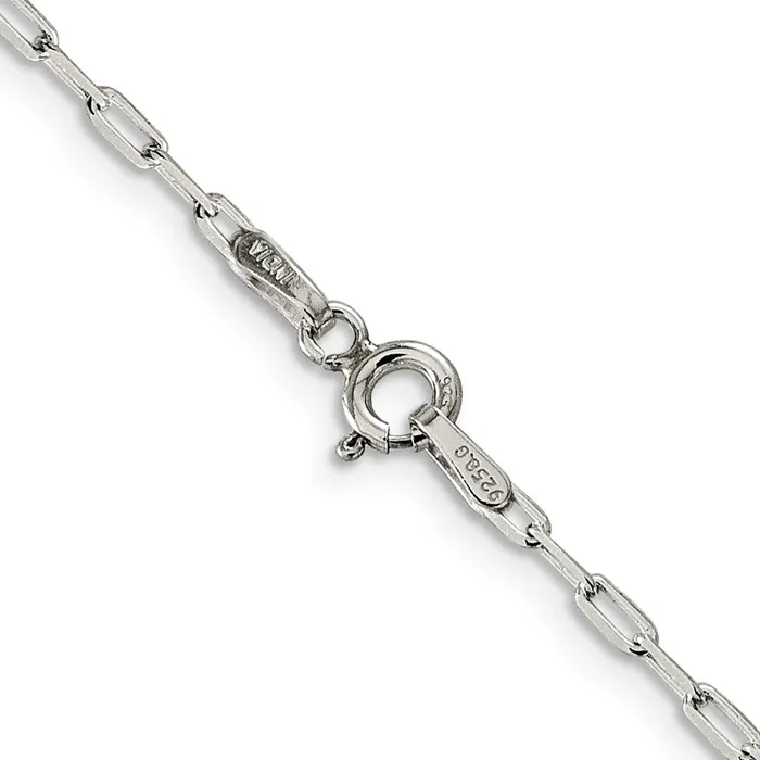 Rings Sterling Silver 2mm Elongated Open Link Chain TreasureFineJewelers