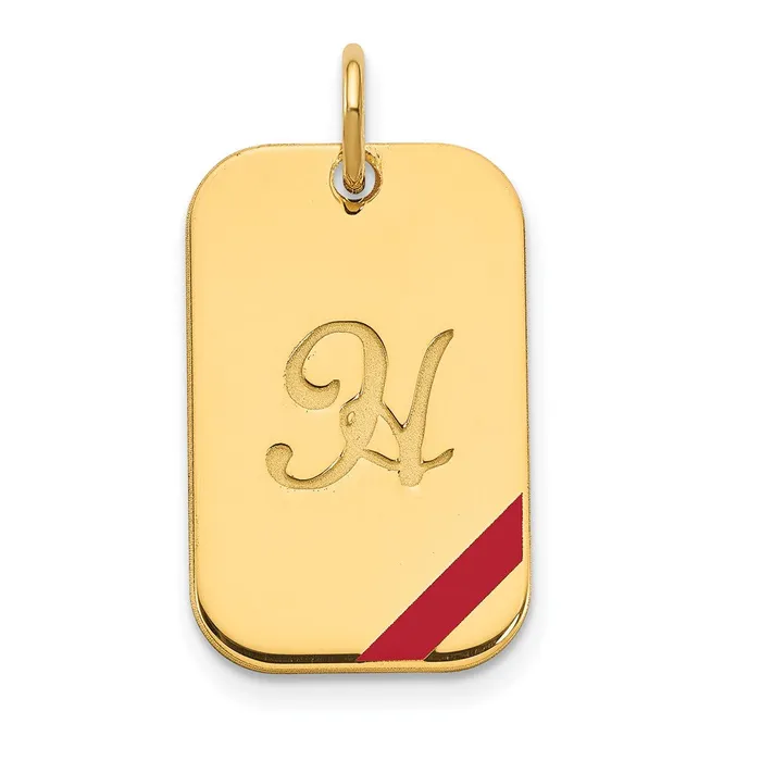 Rings TreasureFineJewelers Sterling SilverGoldplated Dog Tag Enameled Charm Rings TreasureFineJewelers Sterling SilverGoldplated Dog Tag Enameled Charm