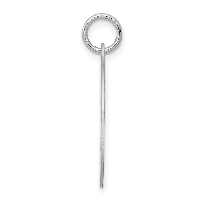 Rings TreasureFineJewelers Sterling Silver Rhodiumplated Miniature Pinscher Disc Charm