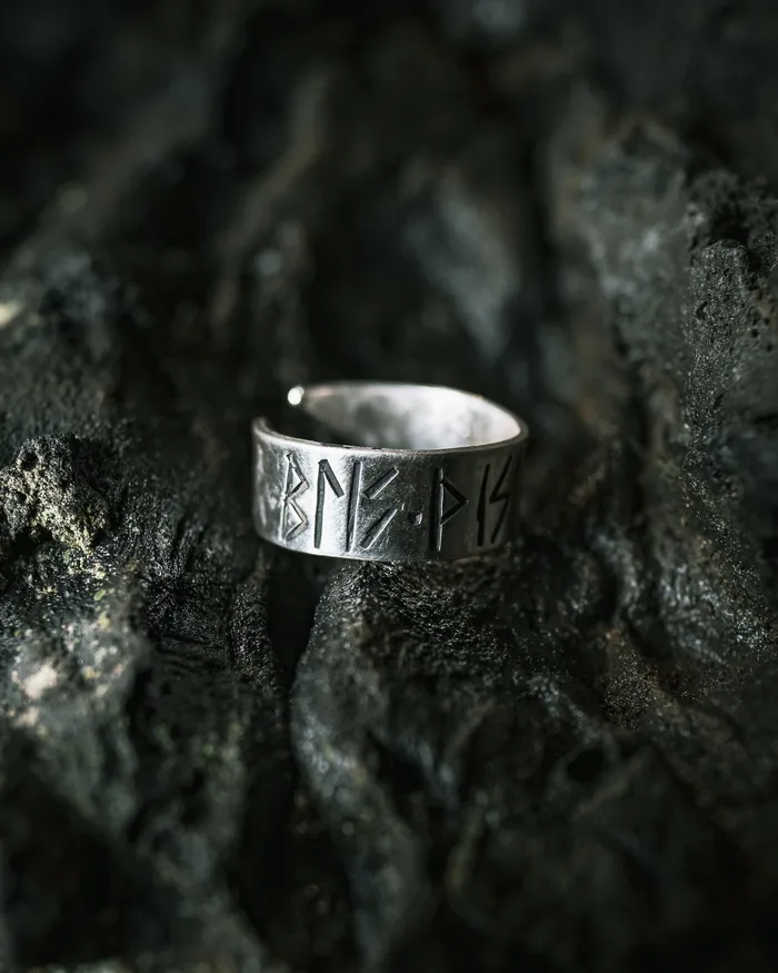 Rings Valhallas silver Sterling Silver Rune Ring
