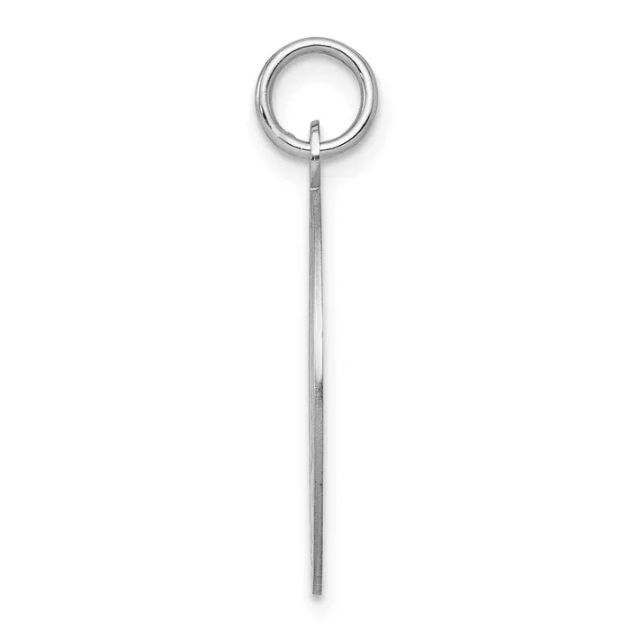 Sterling Silver Rhodiumplated Graduation Day Disc Charm TreasureFineJewelers Rings