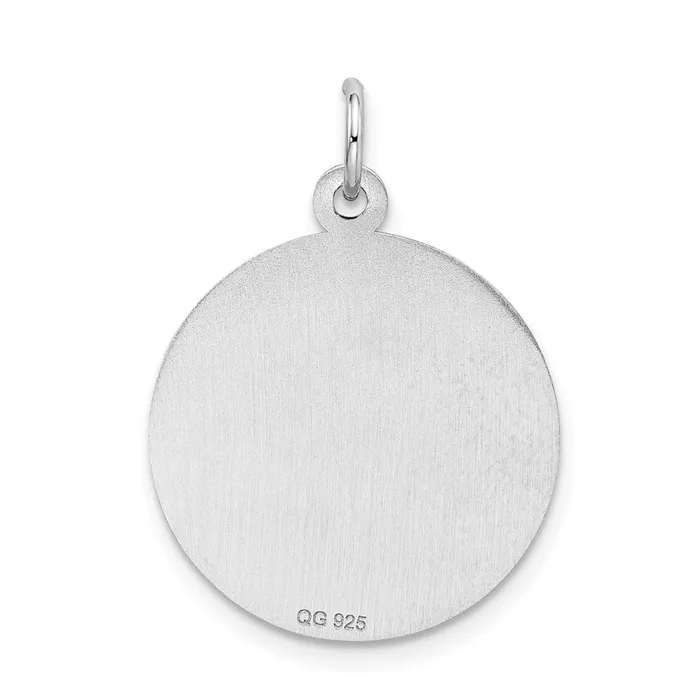 Sterling Silver Rhodiumplated Graduation Day Disc Charm TreasureFineJewelers Rings