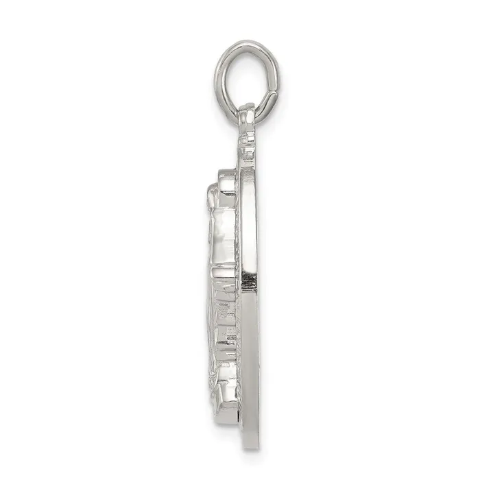 TreasureFineJewelers Rings Sterling Silver Miraculous Medal