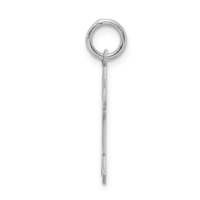 TreasureFineJewelers Rings Sterling Silver Rhodiumplated Joy Kid Charm