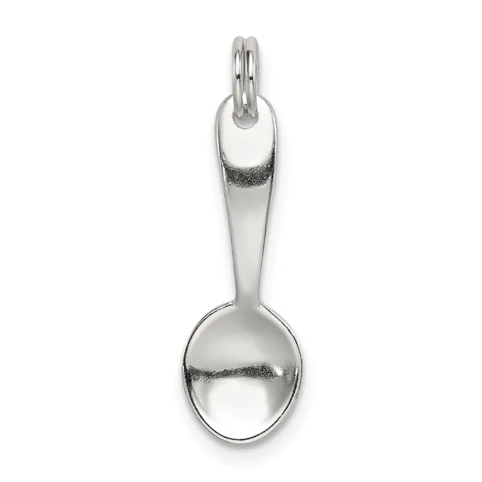 TreasureFineJewelers Rings Sterling Silver Spoon Charm