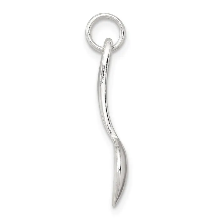 TreasureFineJewelers Rings Sterling Silver Spoon Charm