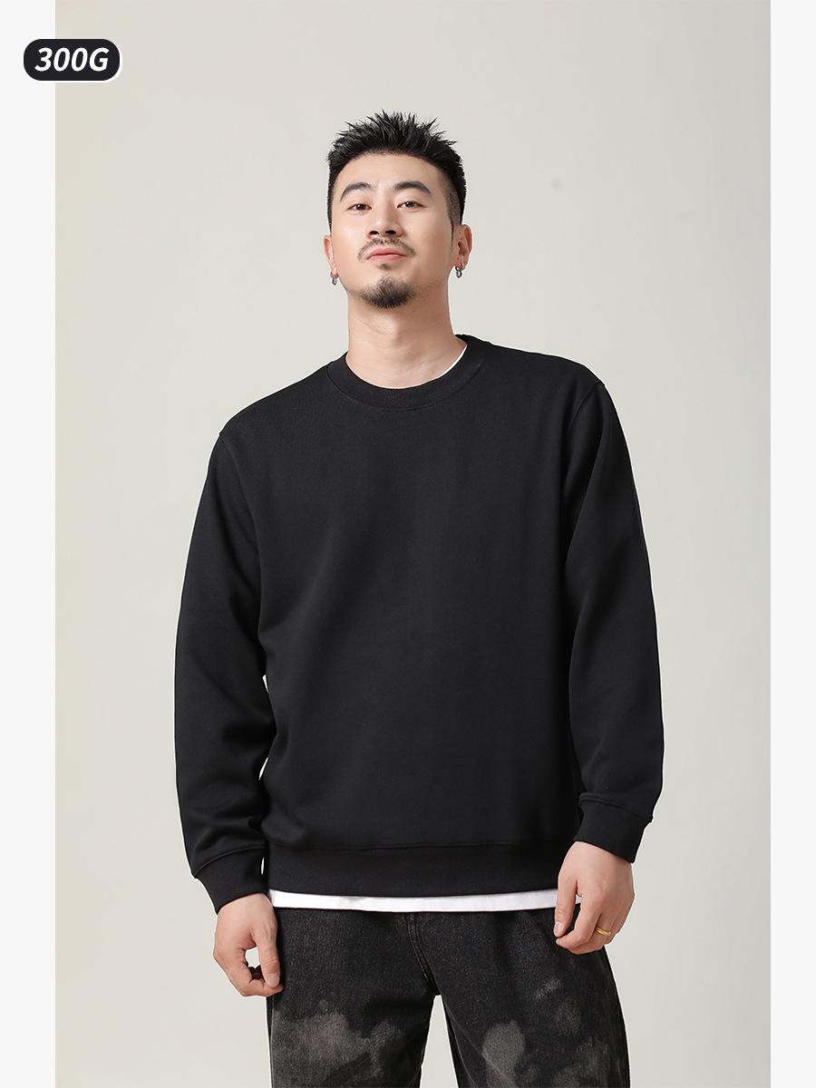 Hoodies & Sweatshirts | Oversized Cotton Rich Crew Neck Sweatshirt  –  Mens Clothing Hoodies & Sweatshirts