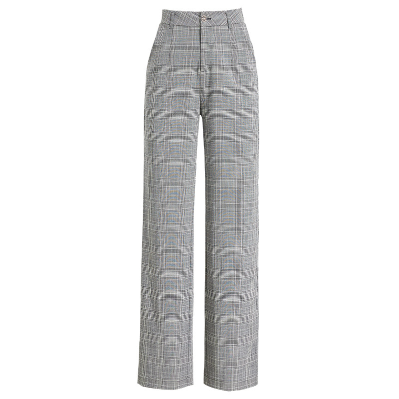 Pants | Checked Pull On Wide Leg Trousers  –  Womens Clothing Pants