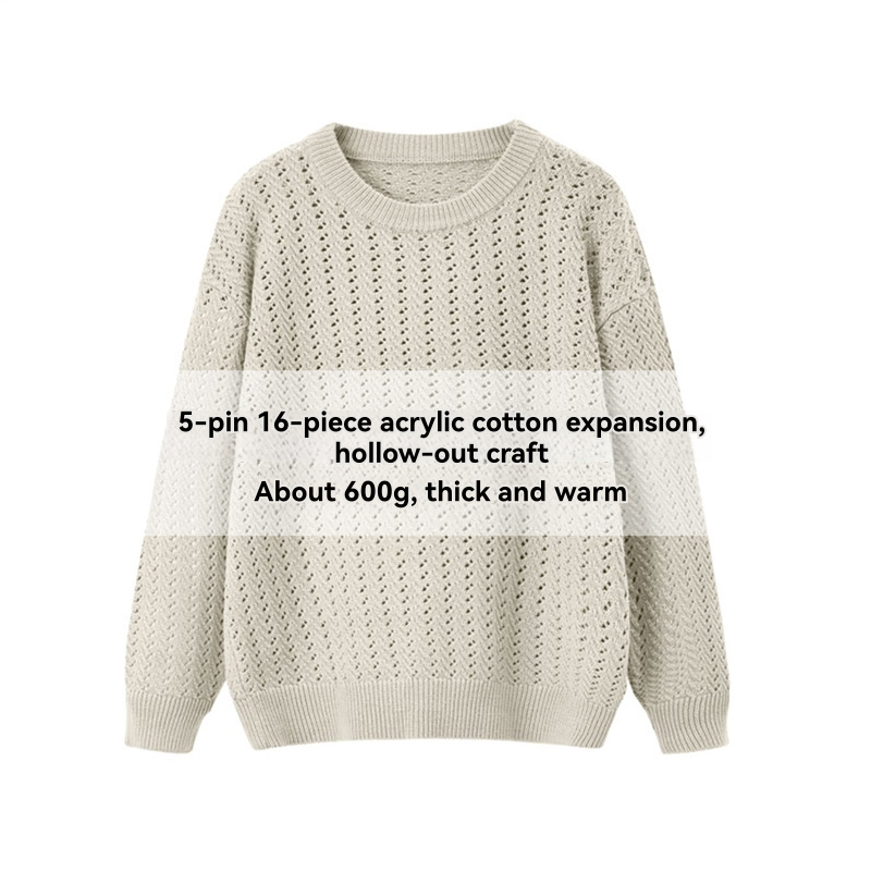 Sweaters & Cardigans | Textured Crew Neck Jumper  –  Womens Clothing Sweaters & Cardigans